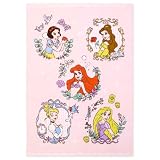 un doudou ベビー タオルケット 70×100cm Disney プリンセス 表側ガーゼ 裏側パイル地 綿100% ピンク NZ1702-PR