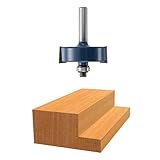 Bosch 85614M 1-1/2-Inch Diameter 1/2-Inch Cut Carbide Tipped Rabbeting Router Bit 1/4-Inch Shank Wit