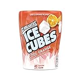 Ice Breakers Cool Orange Ice Cubes アイスブレーカクールオレンジアイスキューブシュガーフリーガム90gx3個 [並行輸入品]