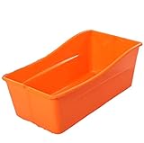 柏屋通商 ベビーバス 折りたたみ 簡単収納タイプ (オレンジ)