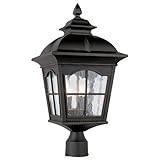 Trans Globe Lighting 5422 BK 3-Light Post Lantern, Black [並行輸入品]
