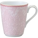 NARUMI(ナルミ) マグカップ イングリッシュトラッドピンク 300cc 電子レンジ温め対応 日本製 41368-6152