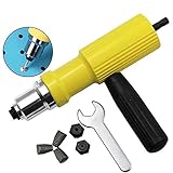 drillpro electric riveter nut gun riveting tool metal cordless