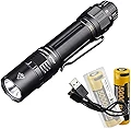 Fenix PD36 TAC 3000ルーメン タクティカル懐中電灯 USB-C 充電式 ARB-L21-5000U 2X LumenTacオーガナイザー付き