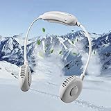 首掛け扇風機 小型 携帯扇風機 【2020最新版 2000mAh 大容量】Lecone ハンズフリー 扇風機 ポータブル 羽なしネッククーラ