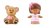 Fisher-Price Little People Mia & Teddy Bear [並行輸入品]
