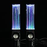 multicolor led light jets fountain speakers water spring music