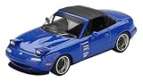 サンリッチ (Sunrich) MINI GT 1/64 マツダ ミアータ MX-5 (NA) チューニングバージョン ダークブルー (左ハンドル) 完成品 MGT01069-L