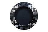 谷元フスマ工飾株式会社 華引手 LP-05 開型 黒枠 h-hn-lp-05-bk