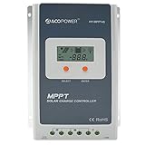 ACOPOWER 40A MPPTソーラー充電コントローラー 100V入力HY-MPPT 40A 液晶ディスプレイ付き
