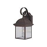 Westinghouse Lighting 6939500 One-Light Exterior Wall Lantern, Textured Rust Patina Finish on Cast A