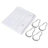 Kicode クイックドライハンギングキャディー＆バスオーガナイザー シャワーカーテンロッド/ライナーフックでハングアップ 6ポケット付き ために バスルームアクセサリー組織、 省スペース