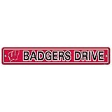 Wisconsin BadgersプラスチックStreet Sign
