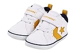 (コンバース)CONVERSE ベビー スニーカー ミニ P-L N【7ck913-14】15cm ホワイト×イエロー
