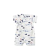 [ミキハウス] MIKIHOUSE くじら柄♪甚平オール 〈S-M（60cm-80cm）〉 12-7501-972 白 M(70-80cm)