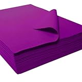 9 " x 12 "アクリルフェルトシート – 25個, Plum