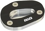 R&G(アールアンドジー) キックスタンドシュー シルバー/ブラック YZF-R6(17-) RG-PKS0105SI