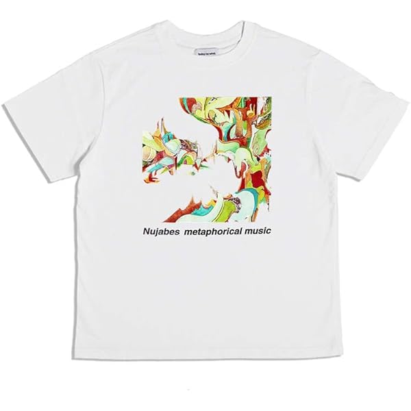 NUJABES ヌジャベス 半袖Tシャツ Aruarian Dance プリント NUJABES ヌジャベス 半袖Tシャツ Aruarian Dance プリント