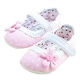 AmazingDeal ベビーシューズ 乳幼児 披露宴 ファーストシューズ 軽い 女の子 柔らかい 赤ちゃん 歩きやすい 花柄✿ インドア ピンク (11cm)
