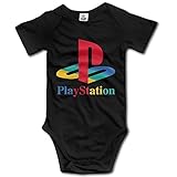 赤ちゃん&ベビー服 Play用 娯楽 おもしろ 半袖ロンパース 夏 女の子 男の子 24 Months ブラック