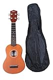 ADM JU110-BR 21 Soprano Ukulele with Bag Brown Matt [並行輸入品]