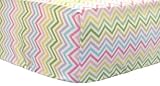 New Arrivals Crib Sheet, Chevron Multi by New Arrivals
