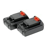 【ATTOZEN】ブラック・アンド・デッカー BL1518 対応互換バッテリー 18V 1.5Ah 2個セット