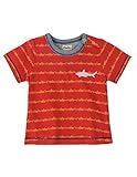 Hatleyベビー男の子グラフィックティーシャツ カラー: レッド