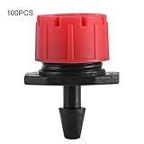 散水ノズル ガーデン 灌漑 ミスト マイクロ フロー ドリッパー ドリップ ヘッド マイクロドリッパー　散水用具　水量が調整可能 ガーデン 芝生 庭園 温室 鉢植え(100個)