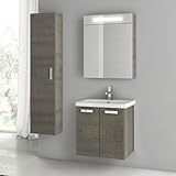 Nameeks cp32 ACF 22 "壁マウントVanity Set with木製キャビネット、セラミックTop with、 ACF CP32-637509928087