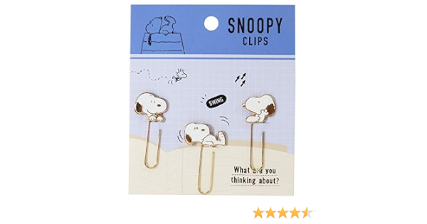 Amazon カミオジャパン スヌーピー クリップ ダイカット Snoopy クリップ リング 文房具 オフィス用品