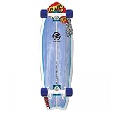 Santa Cruz Land Shark Complete Skateboard Planche à roulettes Blanc/Bleu 8,8" x 27,7"