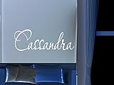 Cassandra男の子女の子部屋保育園ベビーキッズ名前ビニール壁引用ステッカー