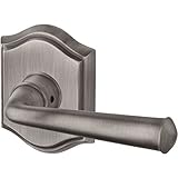 Baldwin PSFEDTAR152 Reserve Passage Federal with Traditional Arch Rose, Matte Antique Nickel Finish 