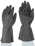 Ansell Neoprene 29-845 Neoprene Glove, Chemical Resistant, Straight Cuff, 12 Length, 17 mils Thick, 