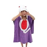子供用 バスタオル 柔らかい かわいい ねこ GF-269 パープル