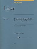 リスト: Am Klavier - リストの有名な11のピアノ小品/原典版/Hewig-Troscher編 (独語版)/ヘンレ社/ピアノ・ソロ