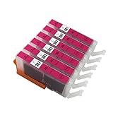 BCI-381XL キヤノン用 互換 インクカートリッジ マゼンタ BCI-381XLM×6 大容量 残量表示 個包装 対応機種：PIXUS TR8630a TR703a TR8630 他【YUBOYA】