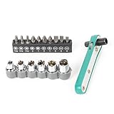 17で1クロームバナジウム鋼レンチドライバドライバーセットトルクスドライバーセットラチェットソケットトルクレンチスクリュービットフラットビットソケット