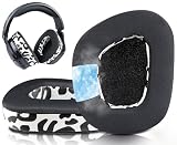 SOULWIT 冷却ジェルパッド イヤーパッド イヤークッション for Turtle Beach Stealth 600 Gen 2 USB/MAX, 600 Gen3 PC/PS/XB, 500 XB Wirelessとの互換性があり 交換パッド ヘッドパッド 冷感 パッド ユキヒョウ柄