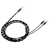 SIVGA 交換用 LUAN ヘッドホン 用着脱ケーブル 3.5mm x 2⇔4.4mm コネクタ (ブラック, 4.4mm)