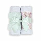 Bearington Bears Lil Hoots Paisley Baby Burp Cloth Set of 2 by Bearington [並行輸入品]