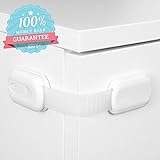 Adjustable Baby Safety Locks for Drawers, Doors, Cabinets, Toilet Seats - No Tools, No Drills - Avai