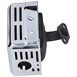 ジェネレーターマフラーエキゾーストアセンブリ、GX120 GX160 GX200 168F 4 5.5HP6.5HP用2/3/4インチガソリンエンジンウォーターポンプエキゾーストサイレンサー(銀)