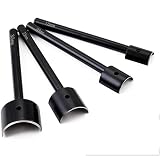 レザークラフト 専用 ポンチ レザー クラフト 工具 ４本セット (３０mm ２５mm ２０mm １５mmの４種類) 【 バッグ ベルト 財布 等の端を美しく仕上げる レザークラフト工具 ♪ 】 エンドポンチ 穴あけパンチ ピンポンチ オートポンチ あなあけパンチ 革細工 『 革 製品( バック カバン ストラップ カードケース ハンドバッグ など )の 型抜き 穴あけ 角落とし に！』 シェイプパンチ 端落とし レザークラフト道具 【soukuu】