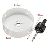 Generic 114Mm Bi-Metal Hole Saw Cutter With Arbor Drill Bit
