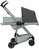 【セット買い】クイニー ザップフレックス グラファイト×グレー + コクーン グレー 新生児シート付き両対面ベビーカー【日本正規品保証付】