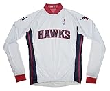 NBA Atlanta Hawksメンズ長袖サイクリングジャージー 3L