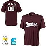 カスタムTexas A & M Aggies NCAA Officially Licensed cool-baseレプリカジャージーシャツ( 3スタイル、Youth /大人用サイズ)