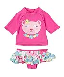 ピンクBearラッシュガードSwim Set – 幼児Girl 6 – 9 M